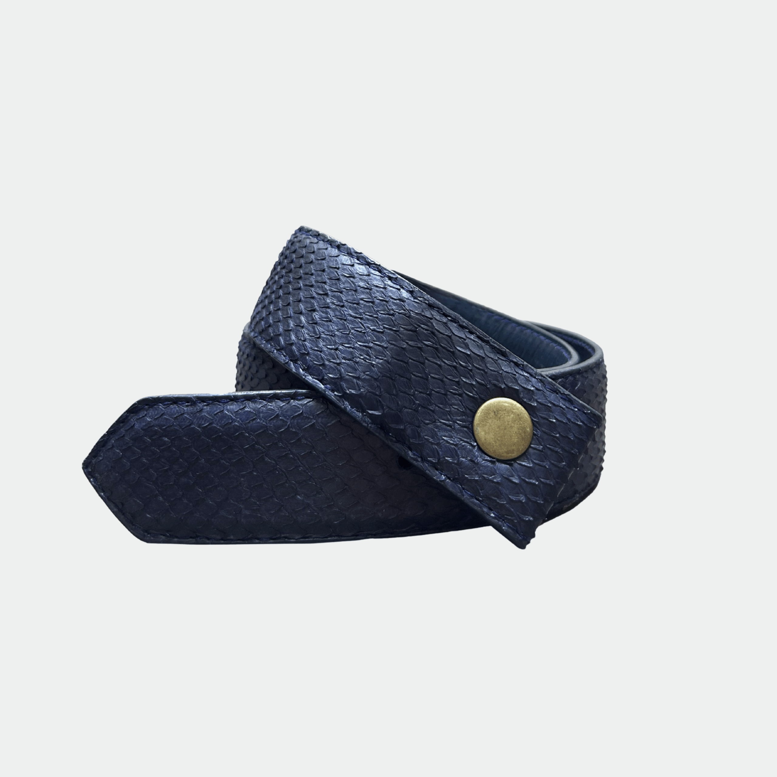 Navy Python Belt