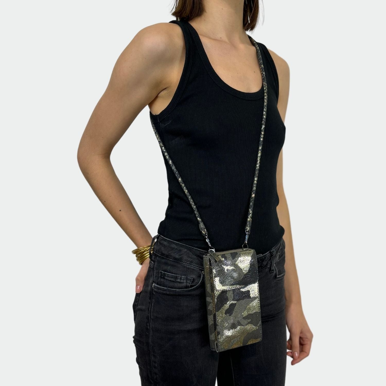 Meghan Shiny Military