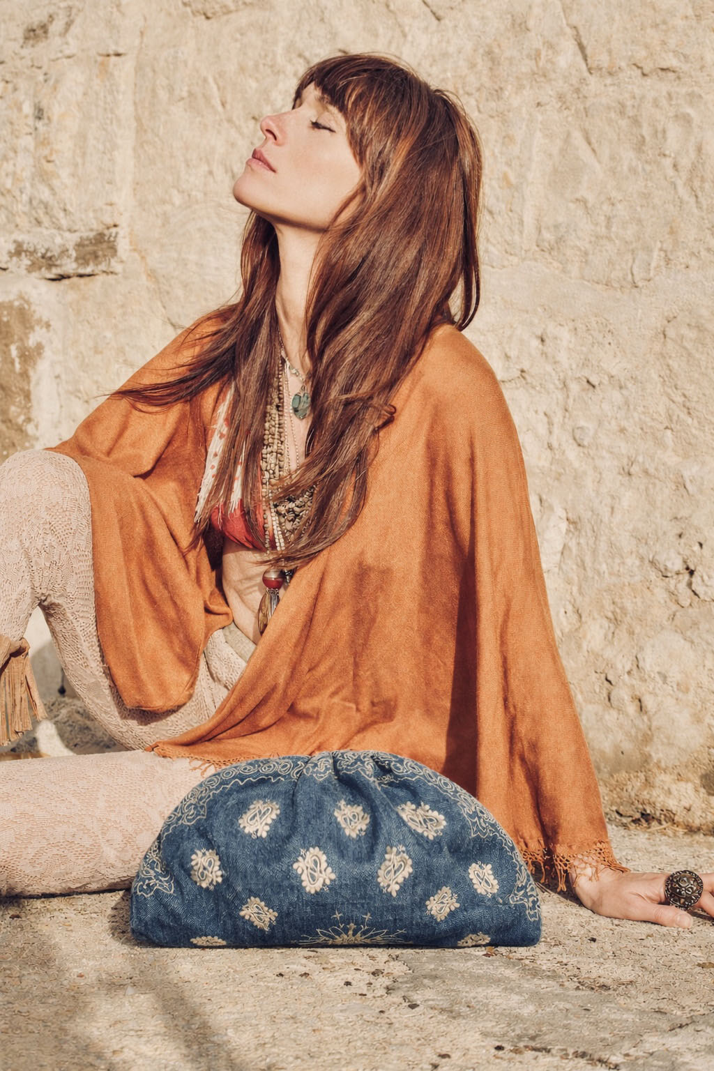 Uniq big denim Bandana