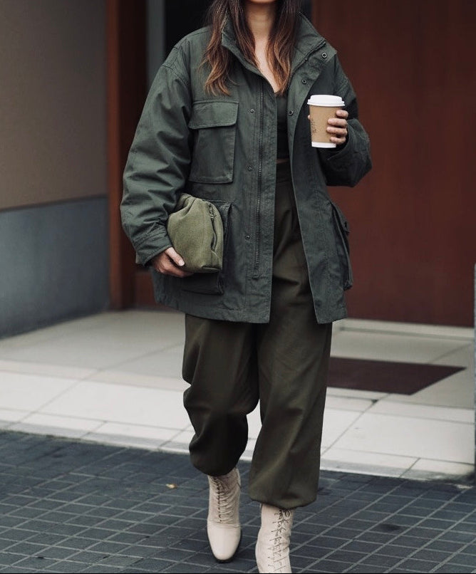 Uniq Big Velvet Kaki