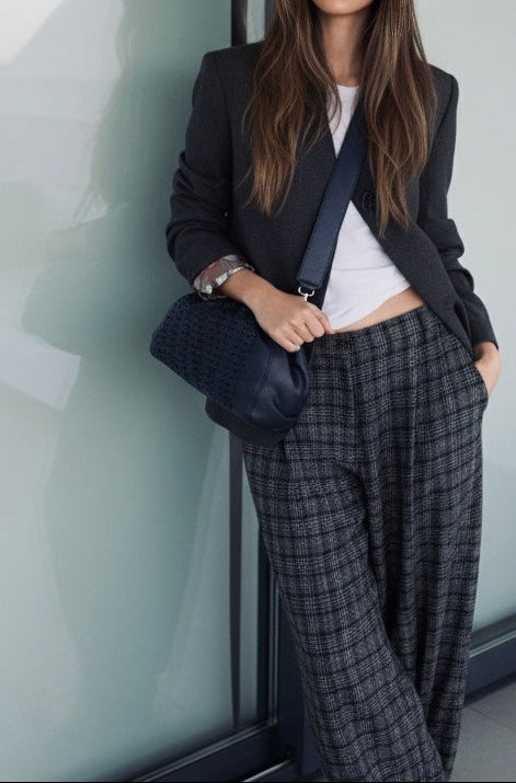 Uniq big tressé Navy