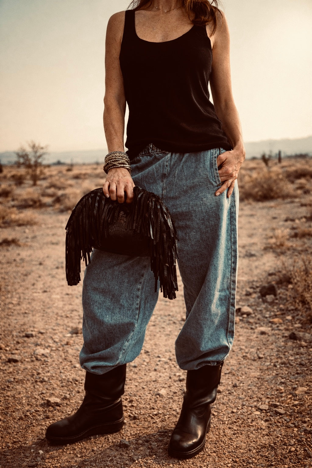 Big Uniq franges black