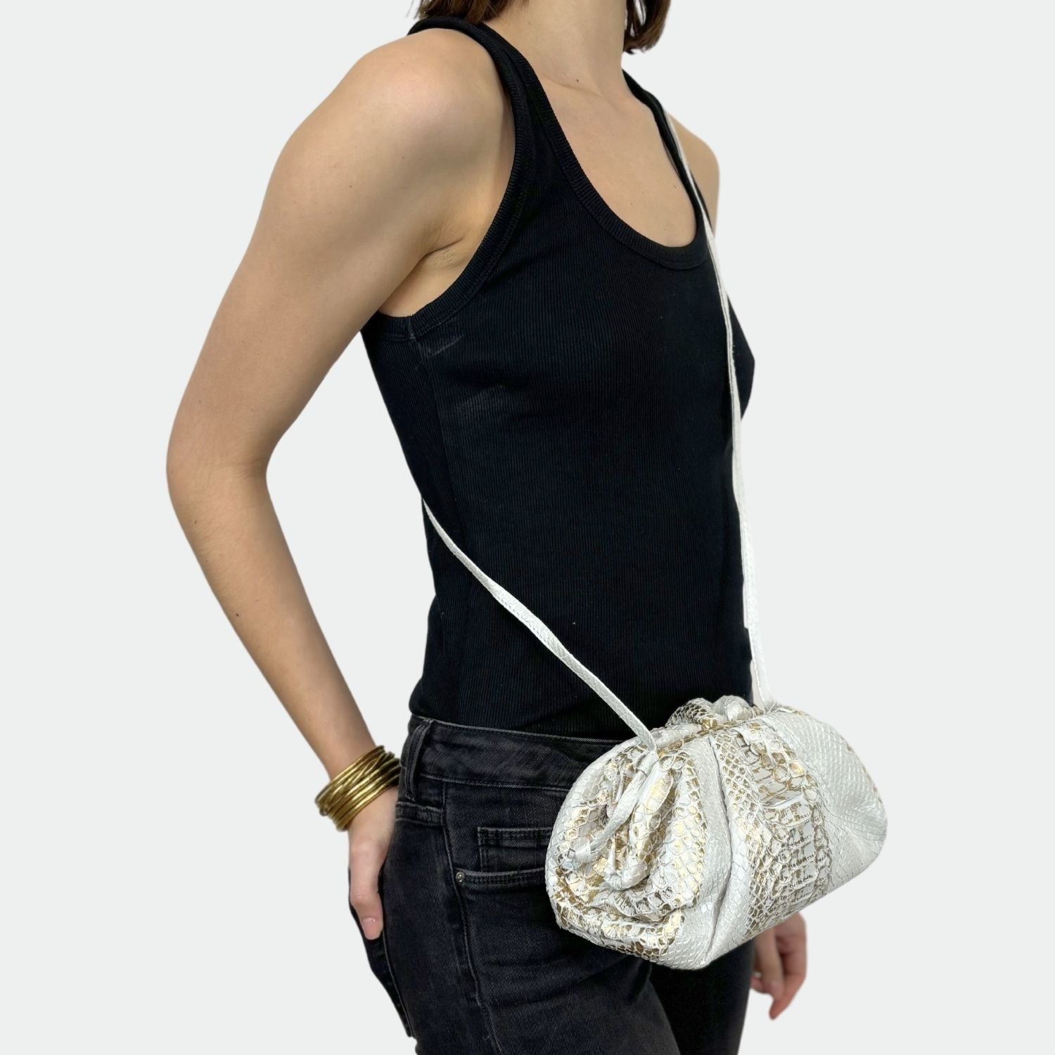 uniq baby white and gold