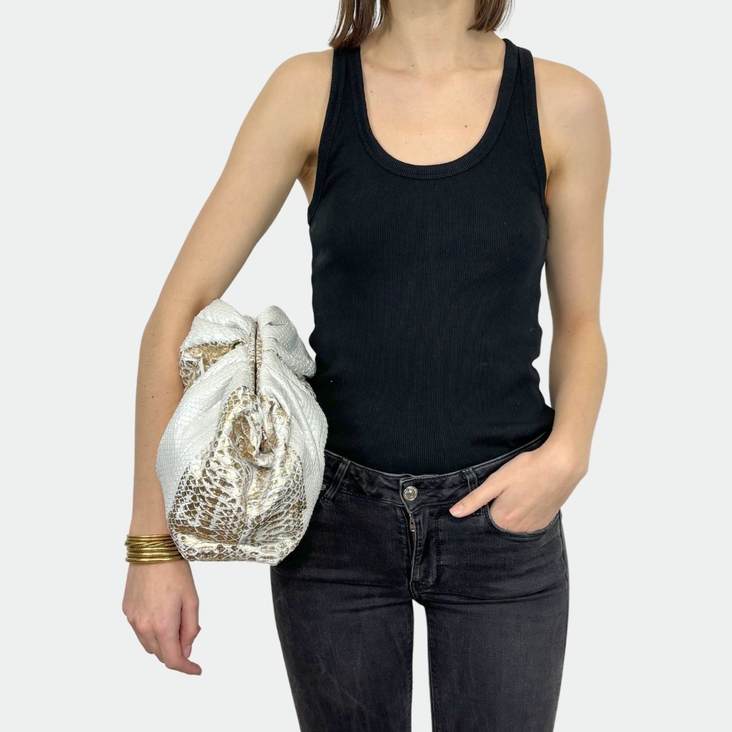 uniq big white and gold